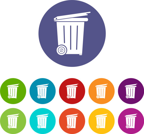 车轮容器图标简单的风格图片下载