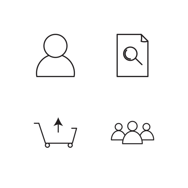 业务简单概述图标集图片下载