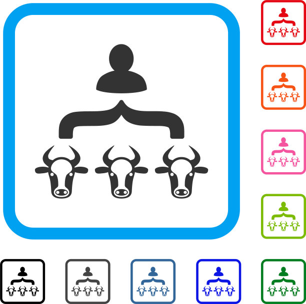牛牧羊框图标图片下载