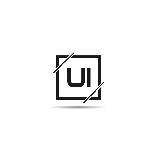 字母UI标志模板设计图片下载