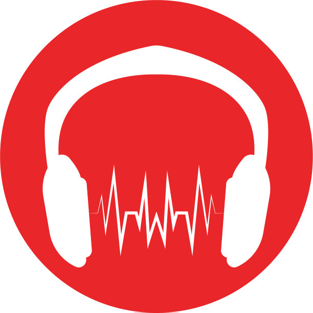 音乐符号logo和图标模板图片下载