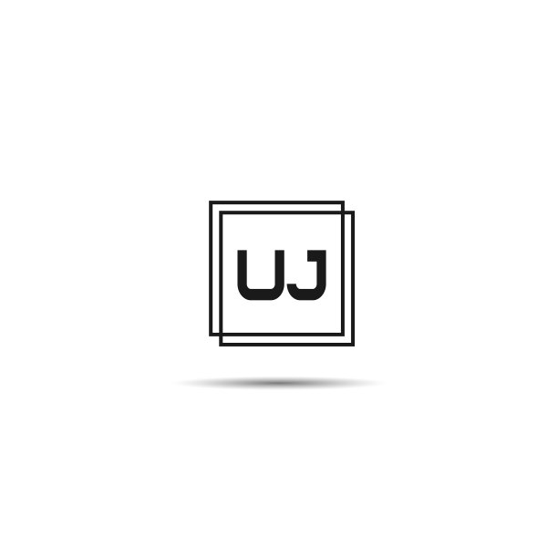 字母UJ Logo模板设计图片下载