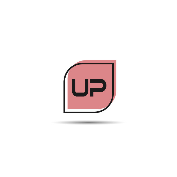 首字母UP标志模板设计图片下载