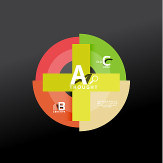 几何信息图横幅纸信息图图片下载