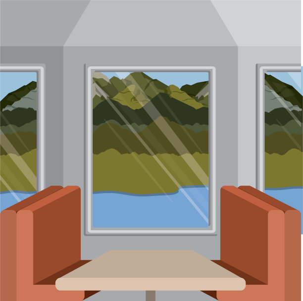 背景列车内部有一名乘客图片下载