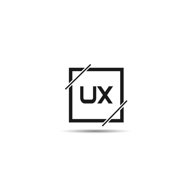 字母UX组合logo模板设计图片下载