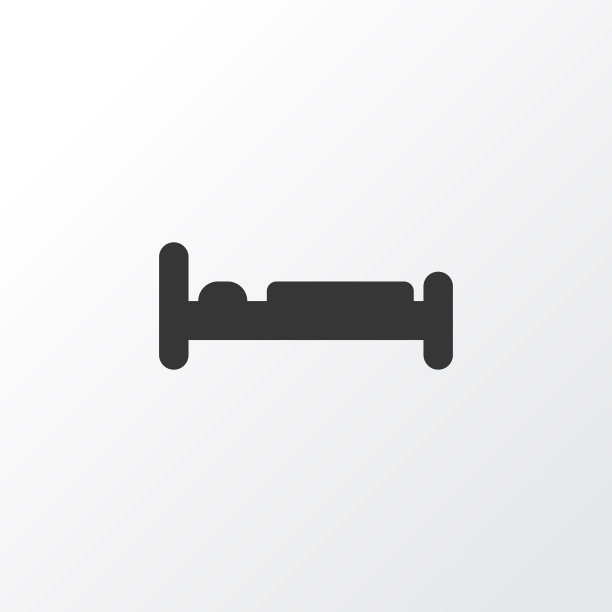 床图标象征优质隔离卧室图片下载