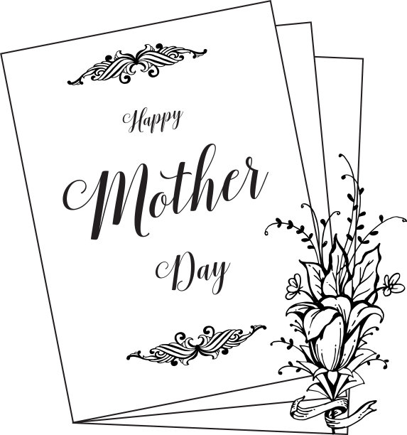 母亲节快乐贺卡设计图片下载