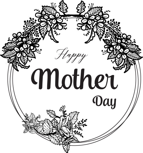 母亲节快乐贺卡设计图片下载