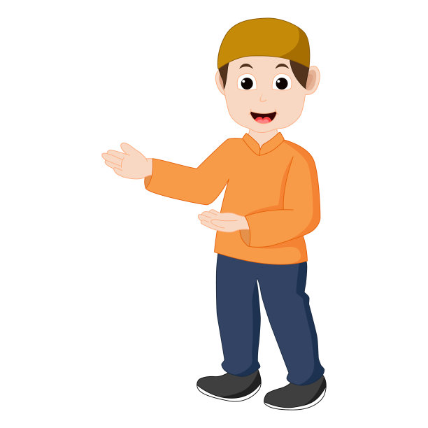 男性穆斯林表达图片下载