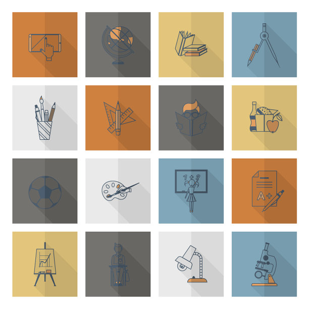 学校及教育图标图片下载