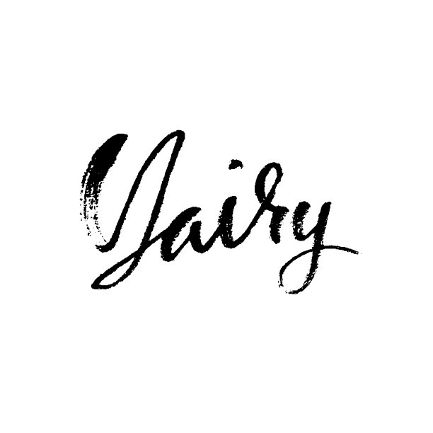 乳业手绘现代干刷刻字图片下载