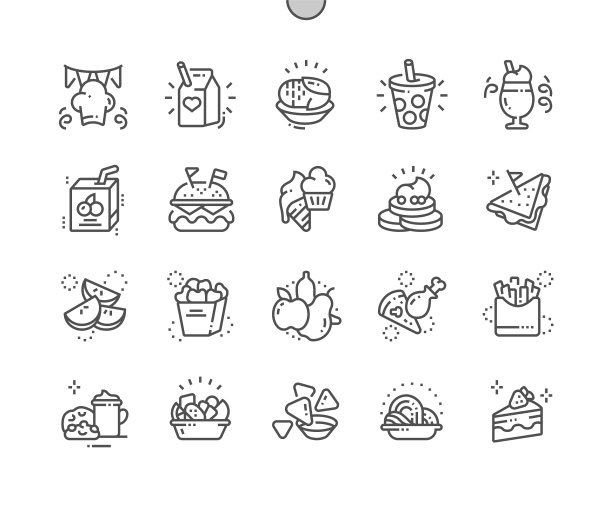 儿童餐精心制作像素完美薄图片下载