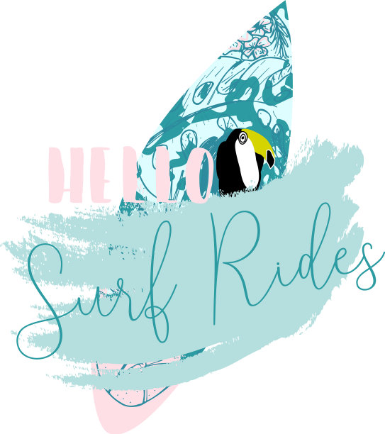 夏天冲浪板图片下载