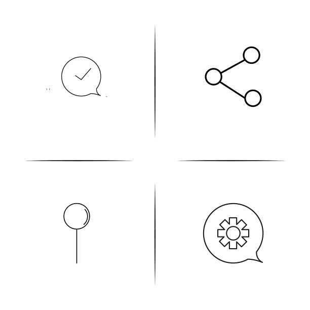 界面简单线性图标设置简单轮廓图片下载