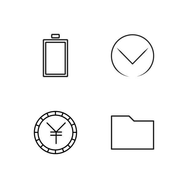 业务简单概述图标集图片下载