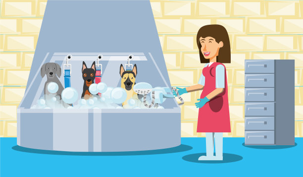 兽医服务系列图标图片下载