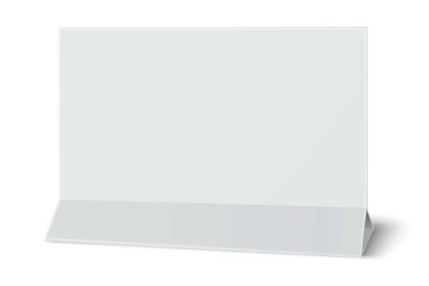 长方形水平空白纸桌卡图片下载