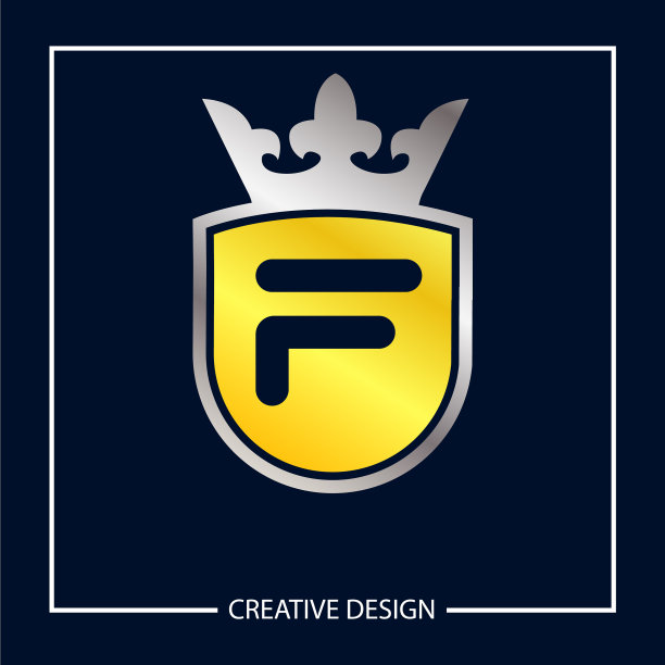 首字母f标志模板设计图片下载