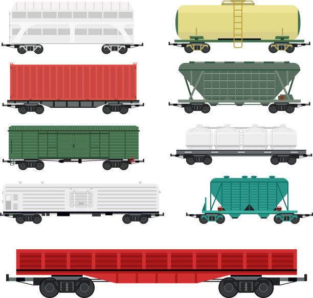 火车车厢无条形铁路图片下载