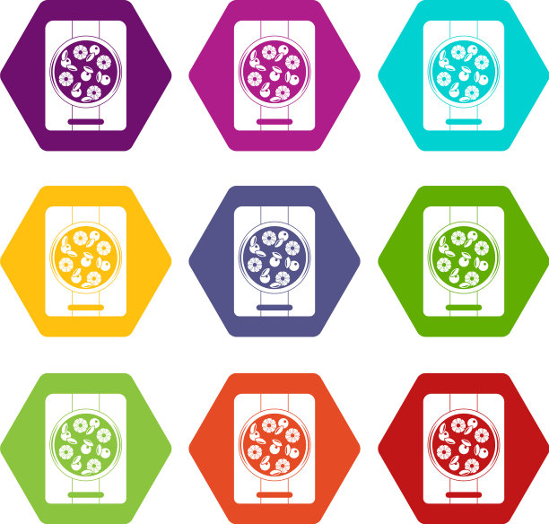 披萨配菠萝和罗勒图片下载