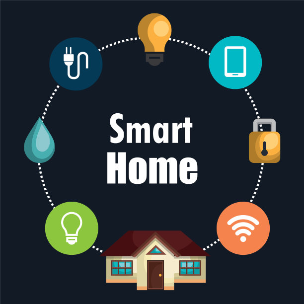 智能住宅设置服务图标图片下载