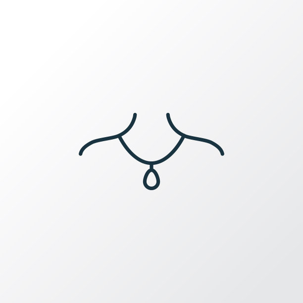 项链图标线象征优质图片下载