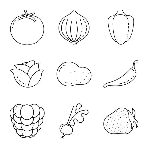 健康和成熟的图标集图片下载