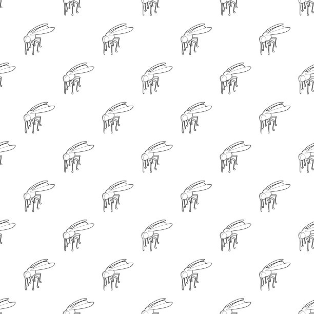 蚊子图标轮廓风格图片下载