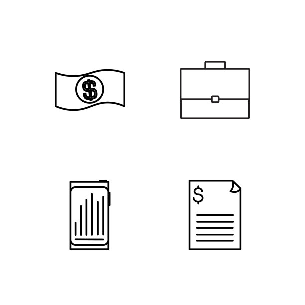 业务简单概述图标集图片下载