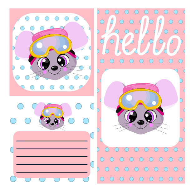 贺卡出生新生儿登记图片下载