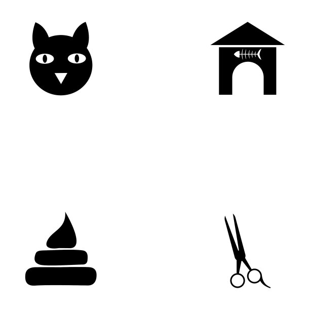 猫咪图标合集图片下载