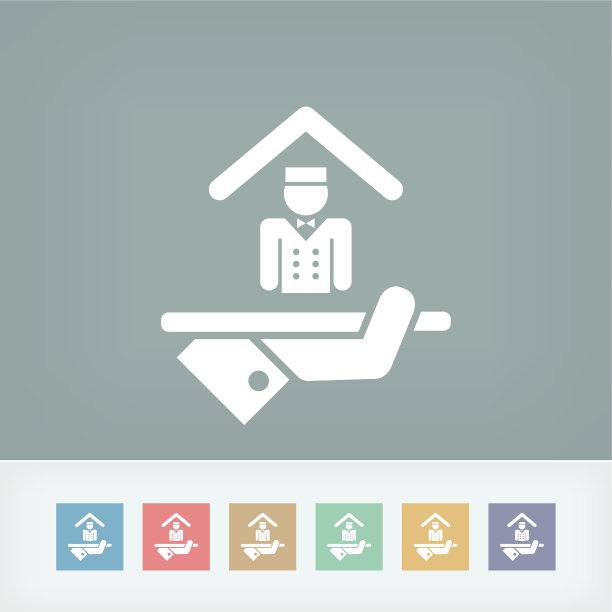 酒店图标搬运工服务图片下载