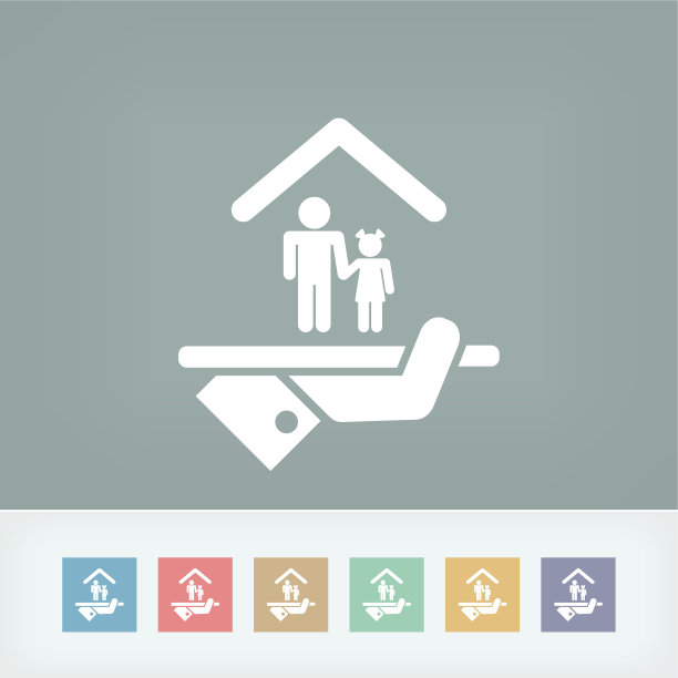 酒店为儿童提供图标服务图片下载