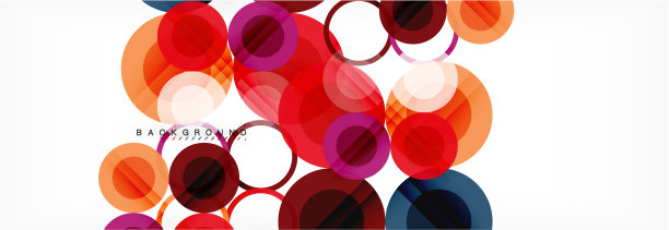 抽象彩色几何构图图片下载