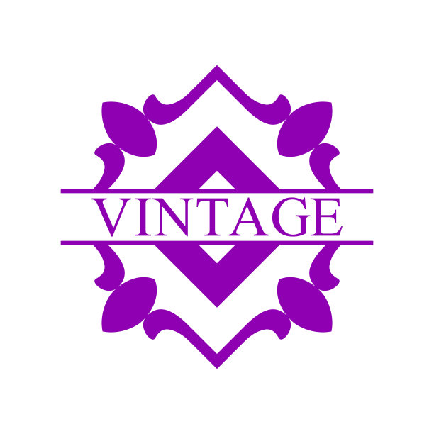 古董装饰标签图片下载