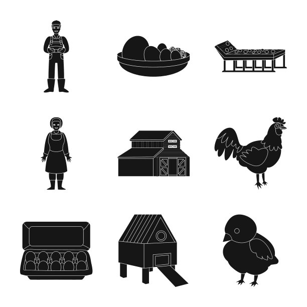 收获与农业标志图片下载