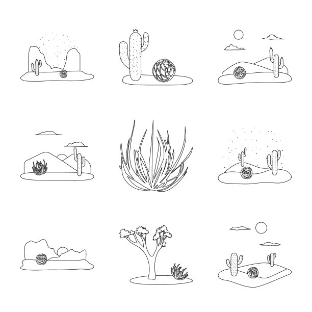 荒野和德州标志图片下载