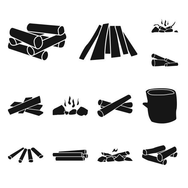 设计粗糙和林业标志图片下载