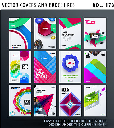 一套设计手册摘要年度报告图片下载