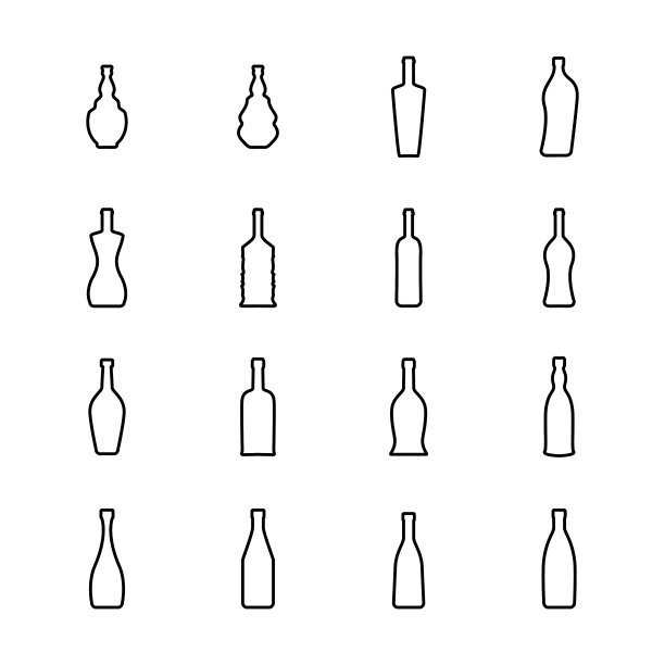 酒瓶图标图片下载