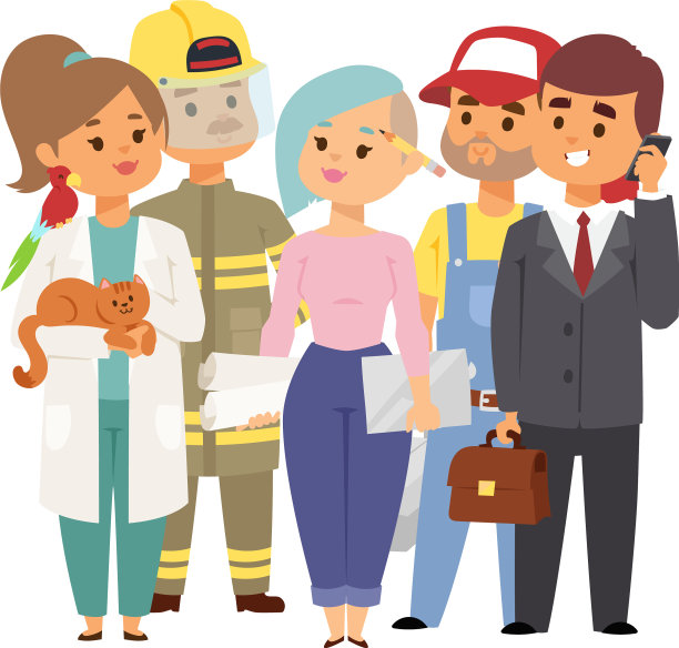 人们不同的职业图片下载