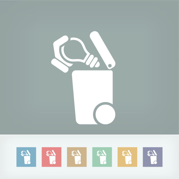 分类废物收集图标图片下载