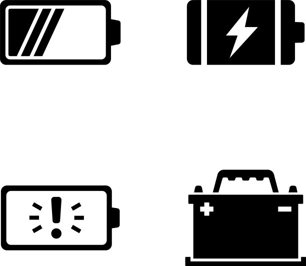 电池简单的相关图标图片下载