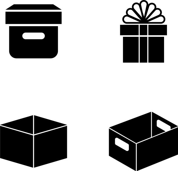 纸工艺品包简单相关图标图片下载