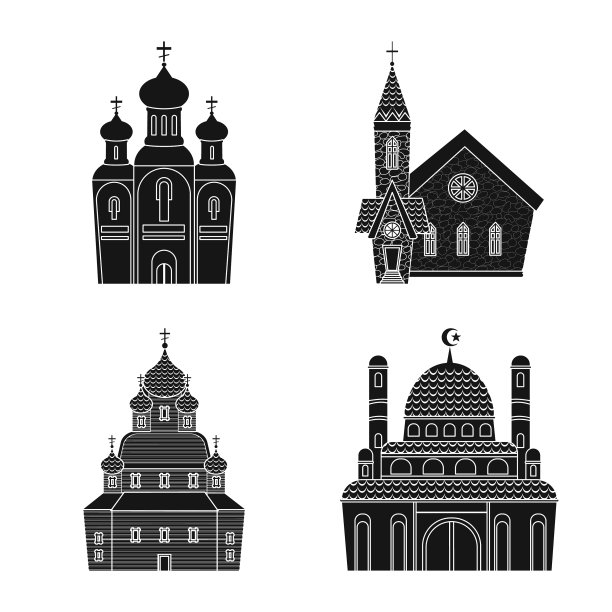 设计屋及堂区标志套图片下载