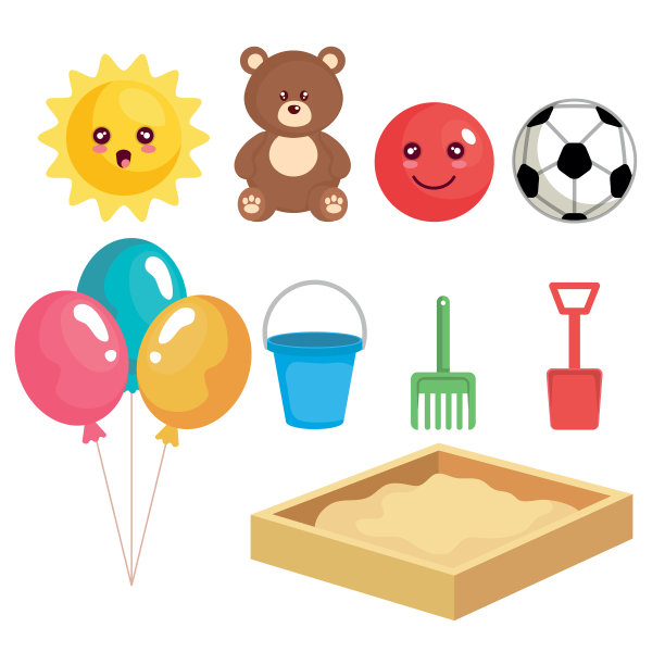 一组玩具集合图片下载