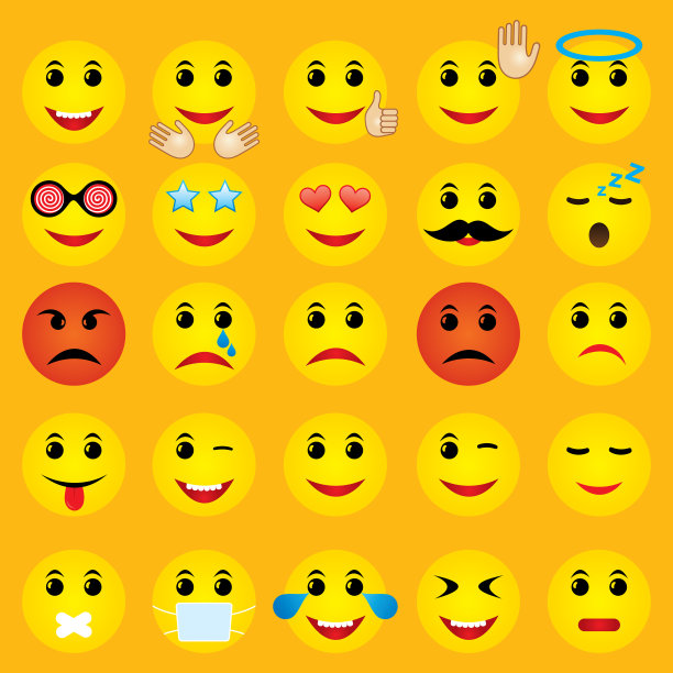 世界表情符号日贺卡设计图片下载