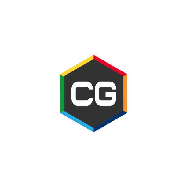 字母CG logo模板设计图片下载