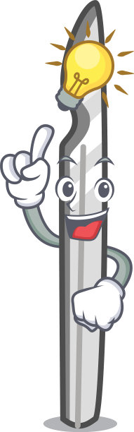 想不想手术刀吉祥物卡通风格图片下载